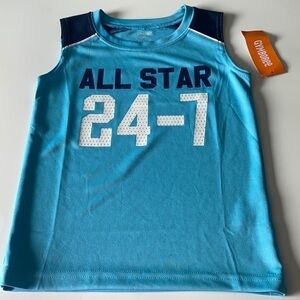 All Star Tank Top blue 4T polyester